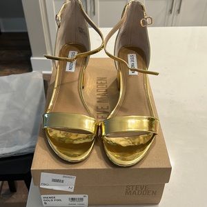 Steve Madden Gold Heels